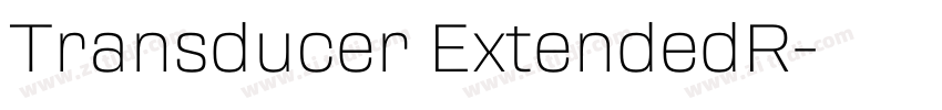 Transducer ExtendedR字体转换